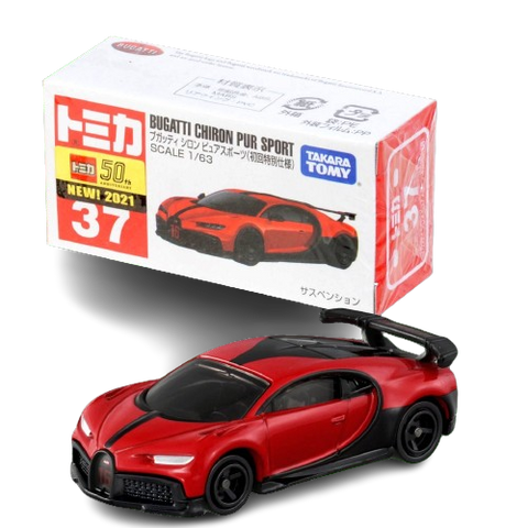 Takara Tomy Bugatti Chiron Pure Sport Red (37) Takara Tomy Bugatti Chiron Pure Sport Red (37)