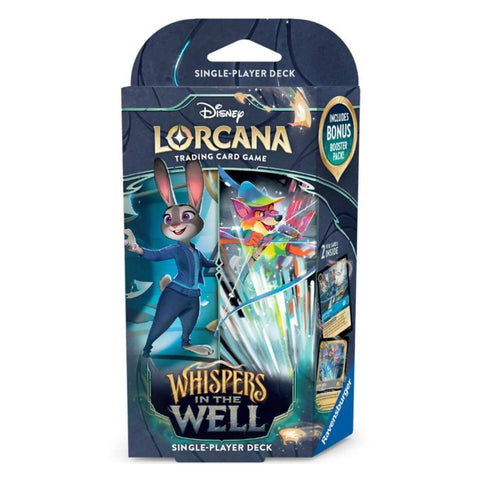 Disney Lorcana Set 10 Whispers in the Well Deck - Judy Hopps & Robin Hood Disney Lorcana Set 10 Whispers in the Well Deck - Judy Hopps & Robin Hood