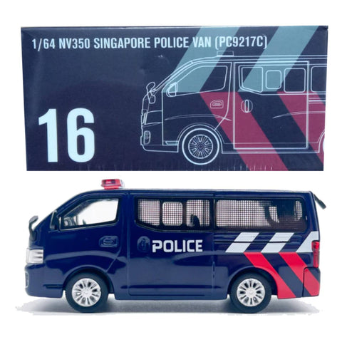MC SG16 1/64 NV350 Singapore Police Van (PC9217C) MC SG16 1/64 NV350 Singapore Police Van (PC9217C)