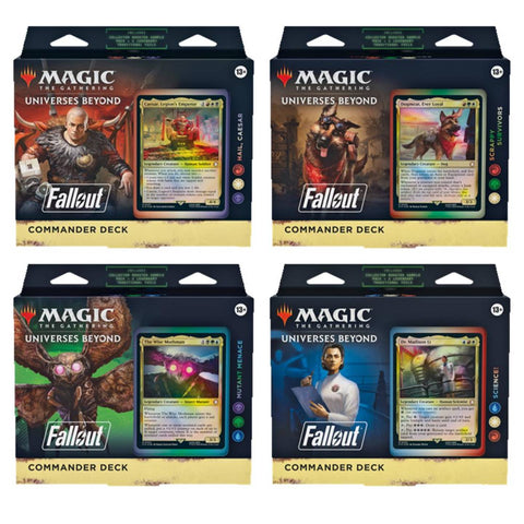 Magic The Gathering Fallout Commander Deck (Set of 4) Magic The Gathering Fallout Commander Deck (Set of 4)