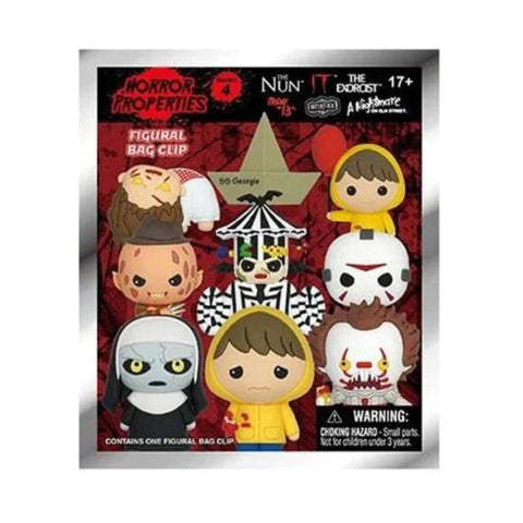 Horror Series 4 Figural Key Chain Blind Bag Horror Series 4 Figural Key Chain Blind Bag