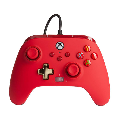 XBox Series X/S PowerA Enhanced Wired Controller - Red XBox Series X/S PowerA Enhanced Wired Controller - Red