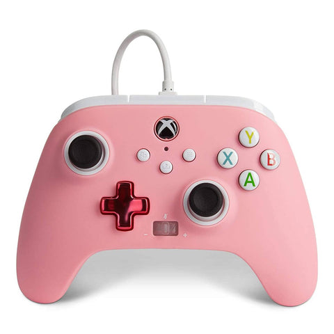 XBox Series X/S PowerA Enhanced Wired Controller - Pink XBox Series X/S PowerA Enhanced Wired Controller - Pink