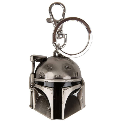 Star Wars Boba Fett Helmet Pewter Key Chain Star Wars Boba Fett Helmet Pewter Key Chain