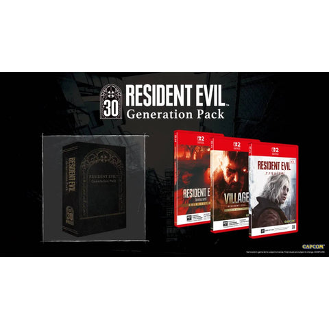 Nintendo Switch 2 Resident Evil Generation Pack (Asia) Game Key-card Nintendo Switch 2 Resident Evil Generation Pack (Asia) Game Key-card