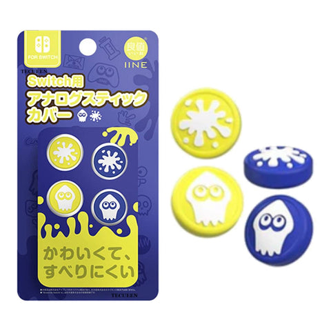 Nintendo Switch IINE Analog Caps For Pro Controller Splatoon 3 Nintendo Switch IINE Analog Caps For Pro Controller Splatoon 3