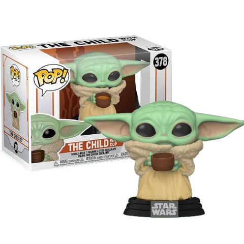 Funko POP! (378) Star Wars Mandalorian The Child with Cup Funko POP! (378) Star Wars Mandalorian The Child with Cup