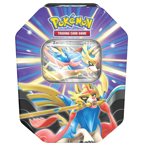 Pokemon Summer Ex Small Tin - Zacian ex Pokemon Summer Ex Small Tin - Zacian ex