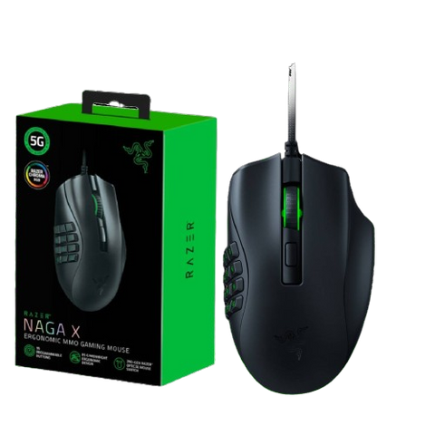 Razer Naga X Wired MMO Gaming Mouse Razer Naga X Wired MMO Gaming Mouse