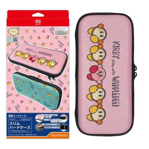 Nintendo Switch 2 Keys Factory Slim Hard Case - Kirby Waddle Nintendo Switch 2 Keys Factory Slim Hard Case - Kirby Waddle