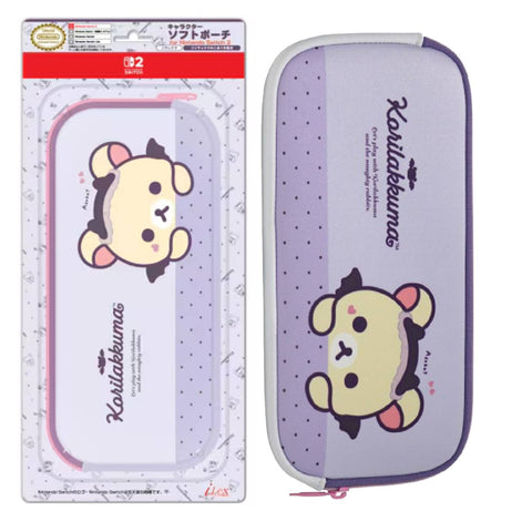 Nintendo Switch 2 ILEX Soft Pouch - Korilakkuma Devil Mood Nintendo Switch 2 ILEX Soft Pouch - Korilakkuma Devil Mood