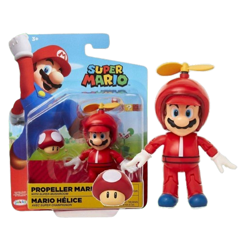 World of Nintendo 4" Fig W16 Propeller Mario World of Nintendo 4" Fig W16 Propeller Mario