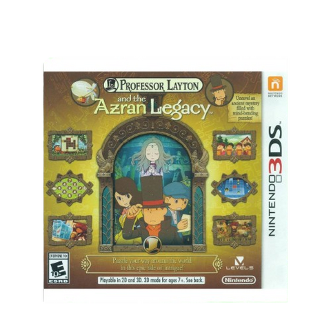 3DS Professor Layton and the Azran Legacy