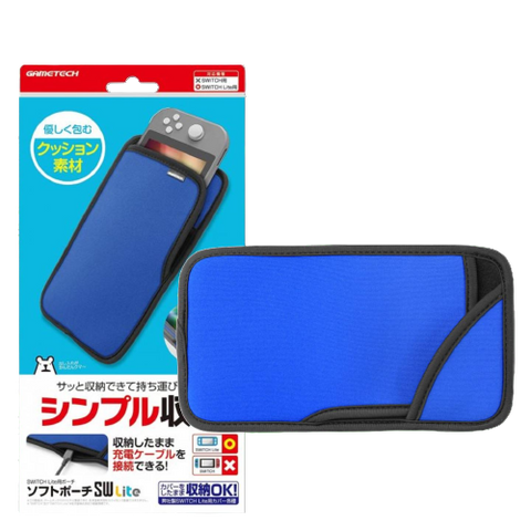 Nintendo Switch Lite Gametech Soft Pouch - Blue Nintendo Switch Lite Gametech Soft Pouch - Blue