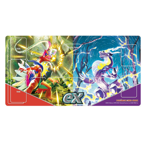 Pokemon Card Game Rubber Playmat SV1 Koraidon & Miraidon Pokemon Card Game Rubber Playmat SV1 Koraidon & Miraidon