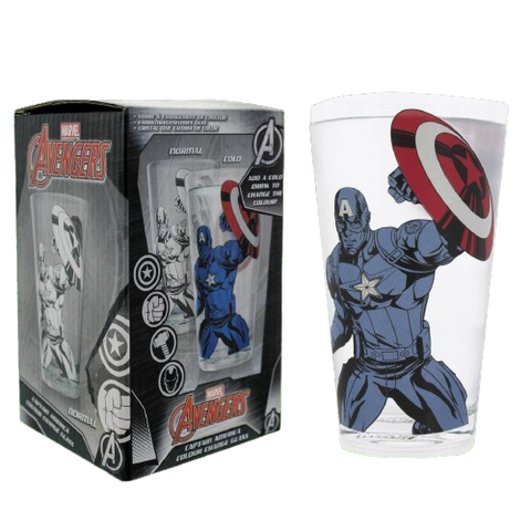 Paladone Captain America Color Change Glass Paladone Captain America Color Change Glass