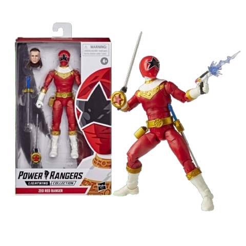 Power Rangers Lightning E5906AS05 6" Zeo Red Ranger Power Rangers Lightning E5906AS05 6" Zeo Red Ranger