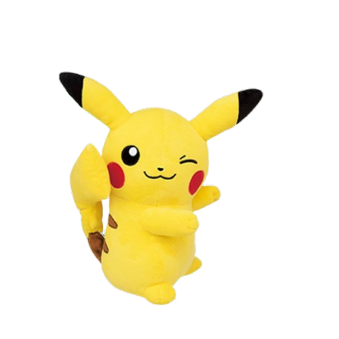 Pokemon Hopepita 11" Plush - Pikachu Left Wink Pokemon Hopepita 11" Plush - Pikachu Left Wink