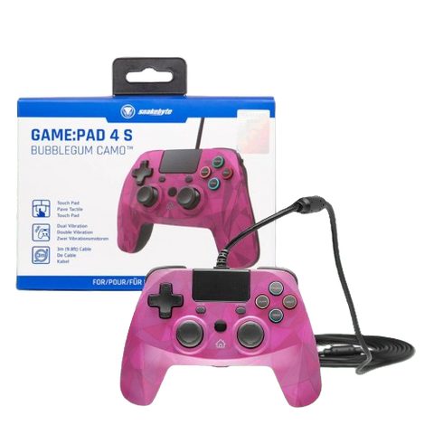 PS4 Snakebyte GamePad 4 S Wired Controller - Bubblegum PS4 Snakebyte GamePad 4 S Wired Controller - Bubblegum