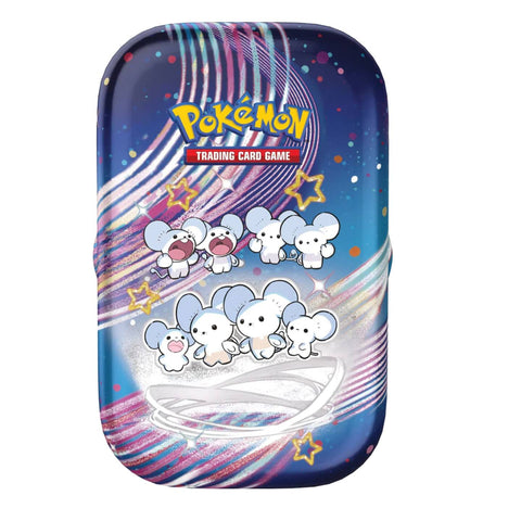 Pokemon SV4.5 Paldean Fates Mini Tin - Maushold Pokemon SV4.5 Paldean Fates Mini Tin - Maushold