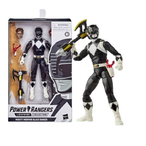 Power Rangers Lightning E5906AS05 6" Black Ranger Power Rangers Lightning E5906AS05 6" Black Ranger