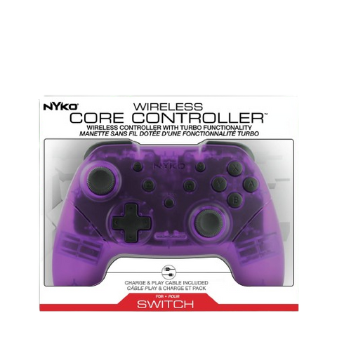Nintendo Switch Nyko Wireless Core Controller - Purple Nintendo Switch Nyko Wireless Core Controller - Purple
