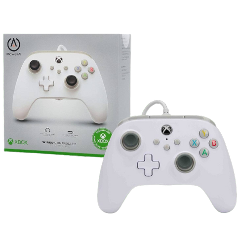 XBox Series X/S PowerA Wired Controller - White XBox Series X/S PowerA Wired Controller - White
