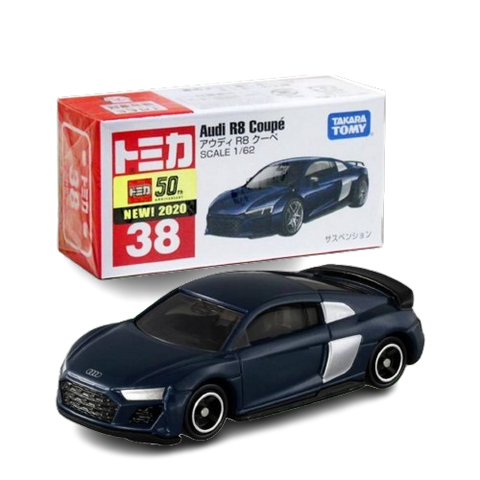 Takara Tomy Audi R8 Coupe Blue (38) Takara Tomy Audi R8 Coupe Blue (38)