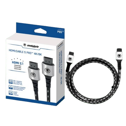 PS5 Snakebyte 2M HDMI Cable 5 Pro 4K/8K PS5 Snakebyte 2M HDMI Cable 5 Pro 4K/8K