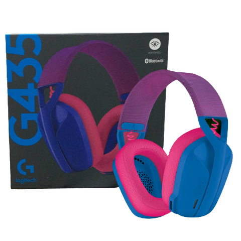 Logitech G435 Wireless Gaming Headset - Blue Logitech G435 Wireless Gaming Headset - Blue