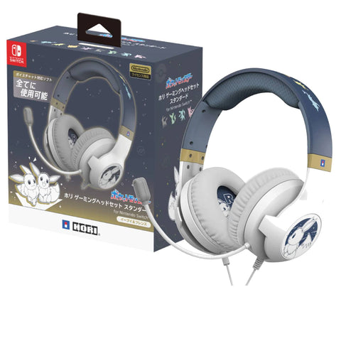 Nintendo Switch Hori Gaming Headset Eevee Blue/White Nintendo Switch Hori Gaming Headset Eevee Blue/White