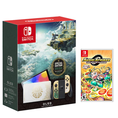 Nintendo Switch OLED Console - The Legend of Zelda: Tears of the Kingdom Edition + Free Game