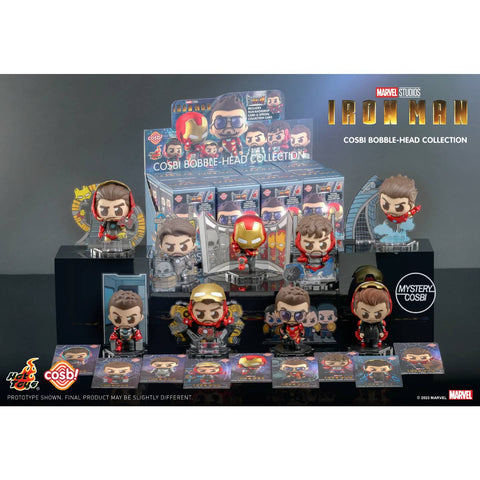 Hot Toys Cosbi Iron Man Tony Bobble-Head Blind Box Hot Toys Cosbi Iron Man Tony Bobble-Head Blind Box