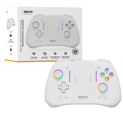 Omelet Nintendo Switch Pro+ Joy-Pad Controller - Snow White Omelet Nintendo Switch Pro+ Joy-Pad Controller - Snow White
