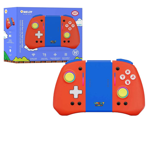 Omelet Nintendo Switch Pro+ Joy-Pad Controller - Red Jumper Omelet Nintendo Switch Pro+ Joy-Pad Controller - Red Jumper