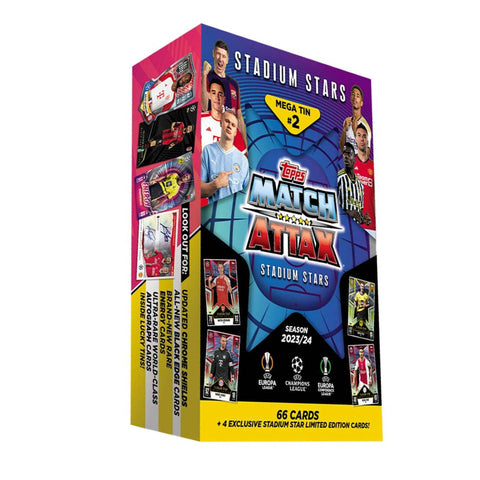 Topps Match Stadium Stars 2023/24 Mega Tin 2 Topps Match Stadium Stars 2023/24 Mega Tin 2