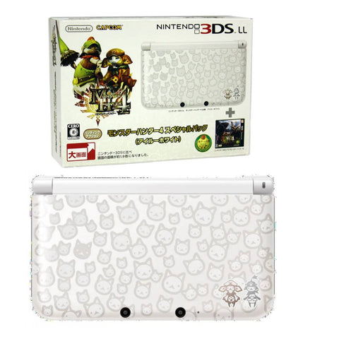 3DS LL Monster Hunter 4 Console - White 3DS LL Monster Hunter 4 Console - White