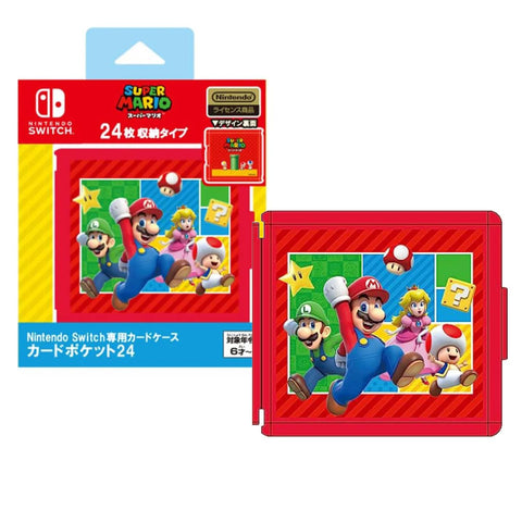 Nintendo Switch Super Mario Enjoy Version 24 Card Case Nintendo Switch Super Mario Enjoy Version 24 Card Case