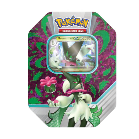 Pokemon Paldea Partners Tin - Meowscarada Ex Pokemon Paldea Partners Tin - Meowscarada Ex