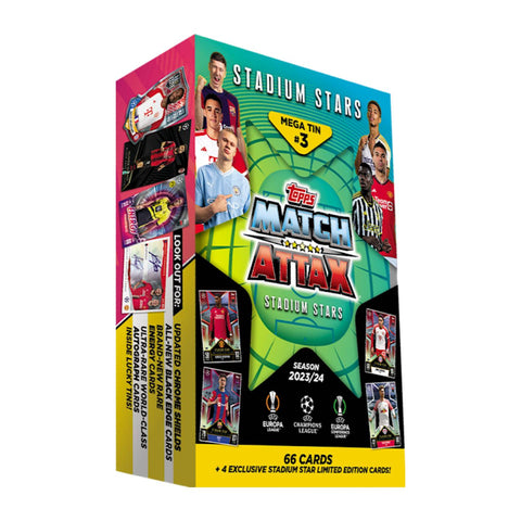 Topps Match Stadium Stars 2023/24 Mega Tin 3 Topps Match Stadium Stars 2023/24 Mega Tin 3