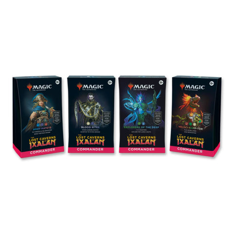 Magic The Gathering The Lost Caverns of Ixalan Commander Deck (Set of 4)