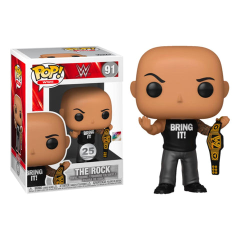 Funko POP! (91) WWE The Rock 25th Anniversary EE Exclusive Funko POP! (91) WWE The Rock 25th Anniversary EE Exclusive