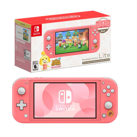 Nintendo Switch Lite Console Animal Crossing: New Horizons Isabelle Aloha Edition Nintendo Switch Lite Console Animal Crossing: New Horizons Isabelle Aloha Edition