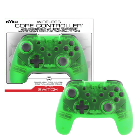 Nintendo Switch Nyko Wireless Core Controller - Green Nintendo Switch Nyko Wireless Core Controller - Green