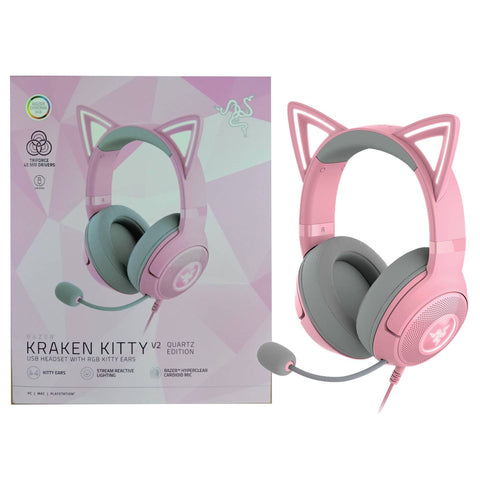 Razer Kraken Kitty V2 Quartz USB Headset Razer Kraken Kitty V2 Quartz USB Headset
