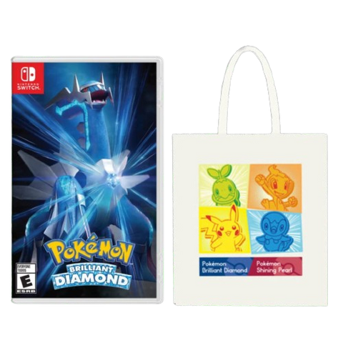 Nintendo Switch Pokemon Brilliant Diamond (Asia) + Pokemon Diamond and Pearl Tote Bag Nintendo Switch Pokemon Brilliant Diamond (Asia) + Pokemon Diamond and Pearl Tote Bag