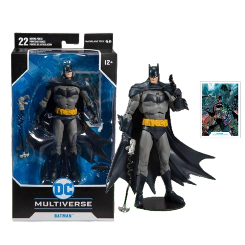 McFarlane Batman Black and Gray Outfit 7-Inch Figure McFarlane Batman Black and Gray Outfit 7-Inch Figure
