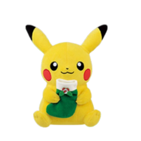 Pokemon Christmas 12" Plush - Pikachu Green Sock Pokemon Christmas 12" Plush - Pikachu Green Sock