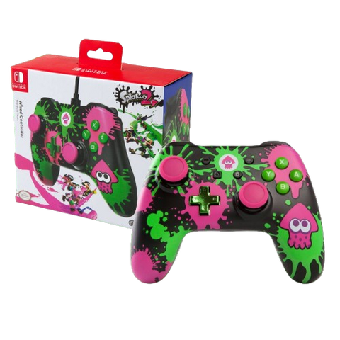 Nintendo Switch Powera Wired Controller - Splatoon 2 Nintendo Switch Powera Wired Controller - Splatoon 2