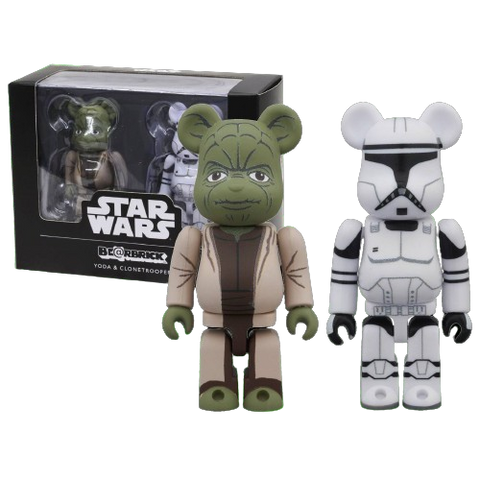 Be@Rbrick Star Wars Yoda & Clone Trooper Be@Rbrick Star Wars Yoda & Clone Trooper
